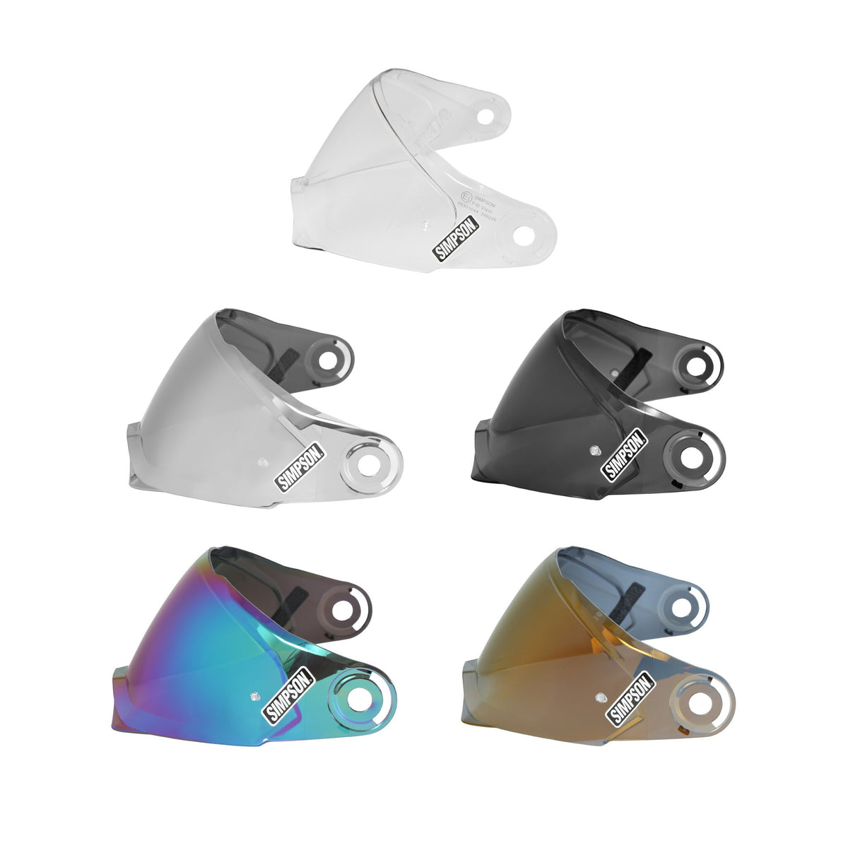 Simpson Xcursion Replacement Shield — Iridium Blue (JBISE)