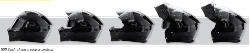 Simpson Mod Bandit Helmet - Flat Black