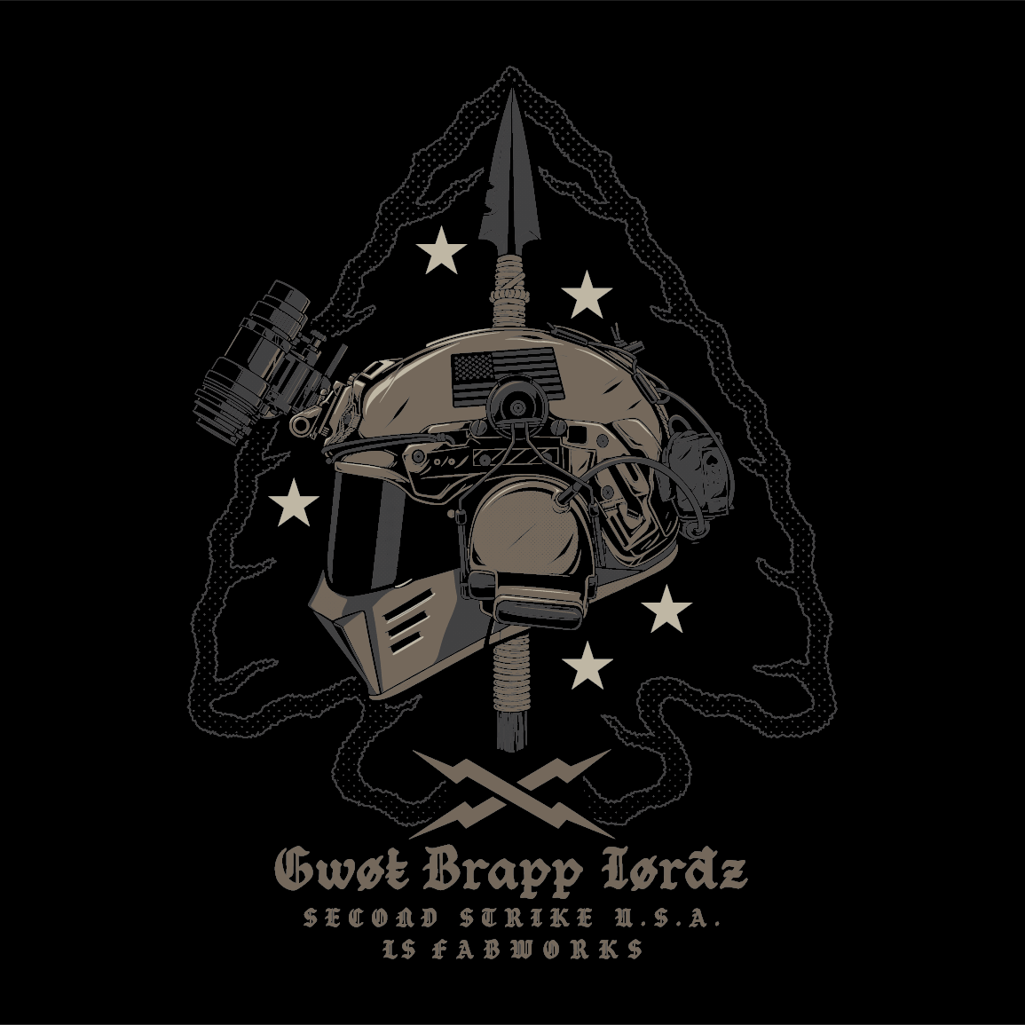 LS FabWorks × Second Strike tee